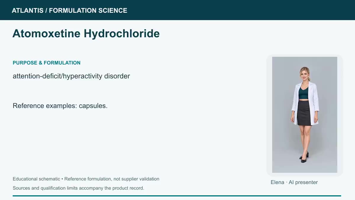 Atomoxetine Hydrochloride explainer preview