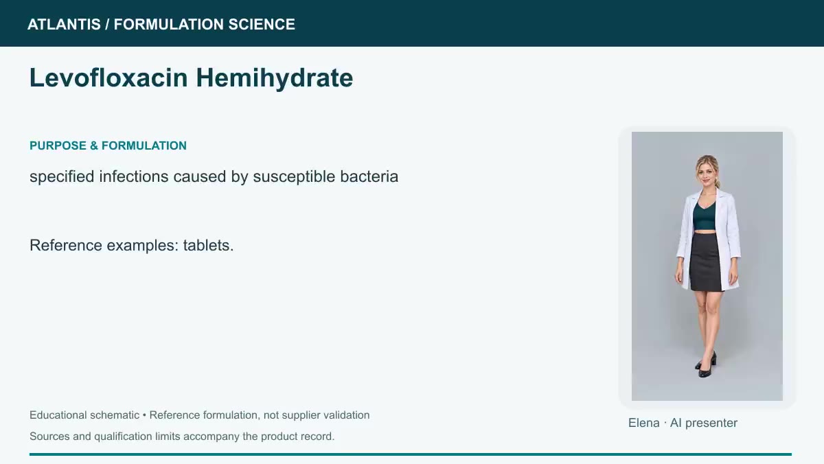 Levofloxacin Hemihydrate explainer preview
