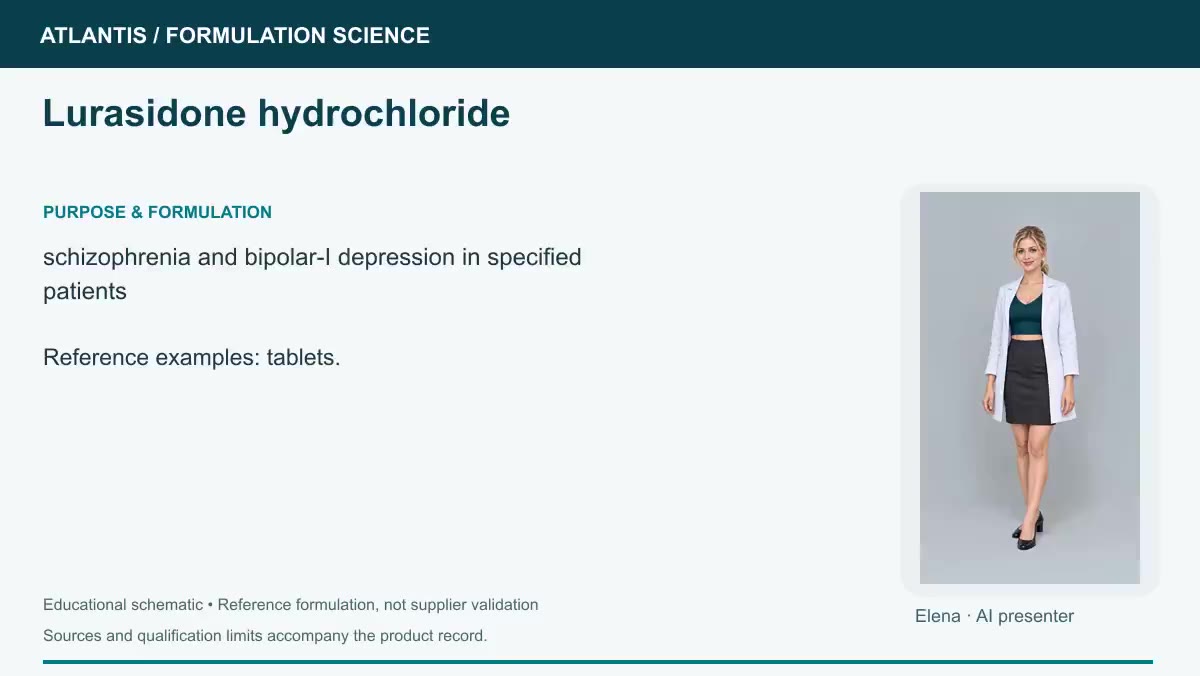 Lurasidone hydrochloride explainer preview