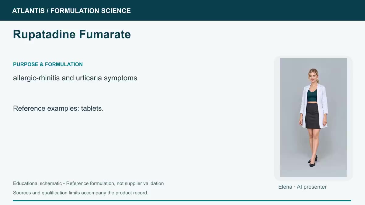Rupatadine Fumarate explainer preview