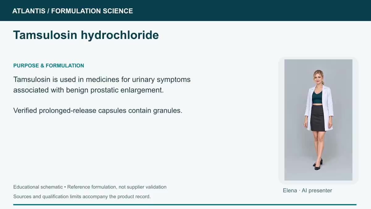Tamsulosin hydrochloride explainer preview